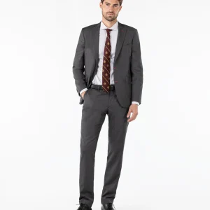 Pantalón Traje Ojo de Perdiz Gris Coordinado