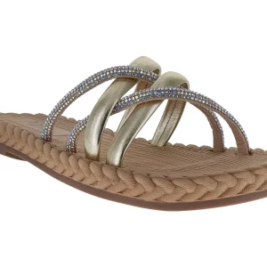 Sandalias Nomadas Sandalia Oro Dama 36815 Para Mujer