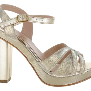 Zapatillas Sary Metalico Oro 5147 Para Mujer