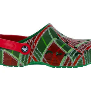 Sandalias Crocs C Estampado Navideño Rojo Verde 210752 Para Hombre