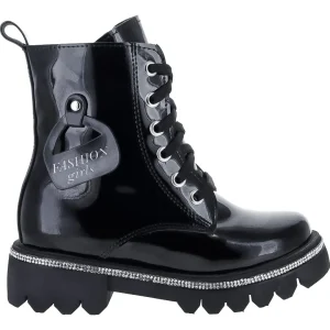 Botas Kassandra Charol 2029 Para Niña