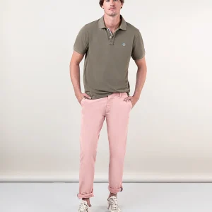 Pantalón Chino Básico Rosa