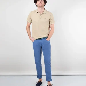 Pantalón 5 Bolsillos Azul Medio