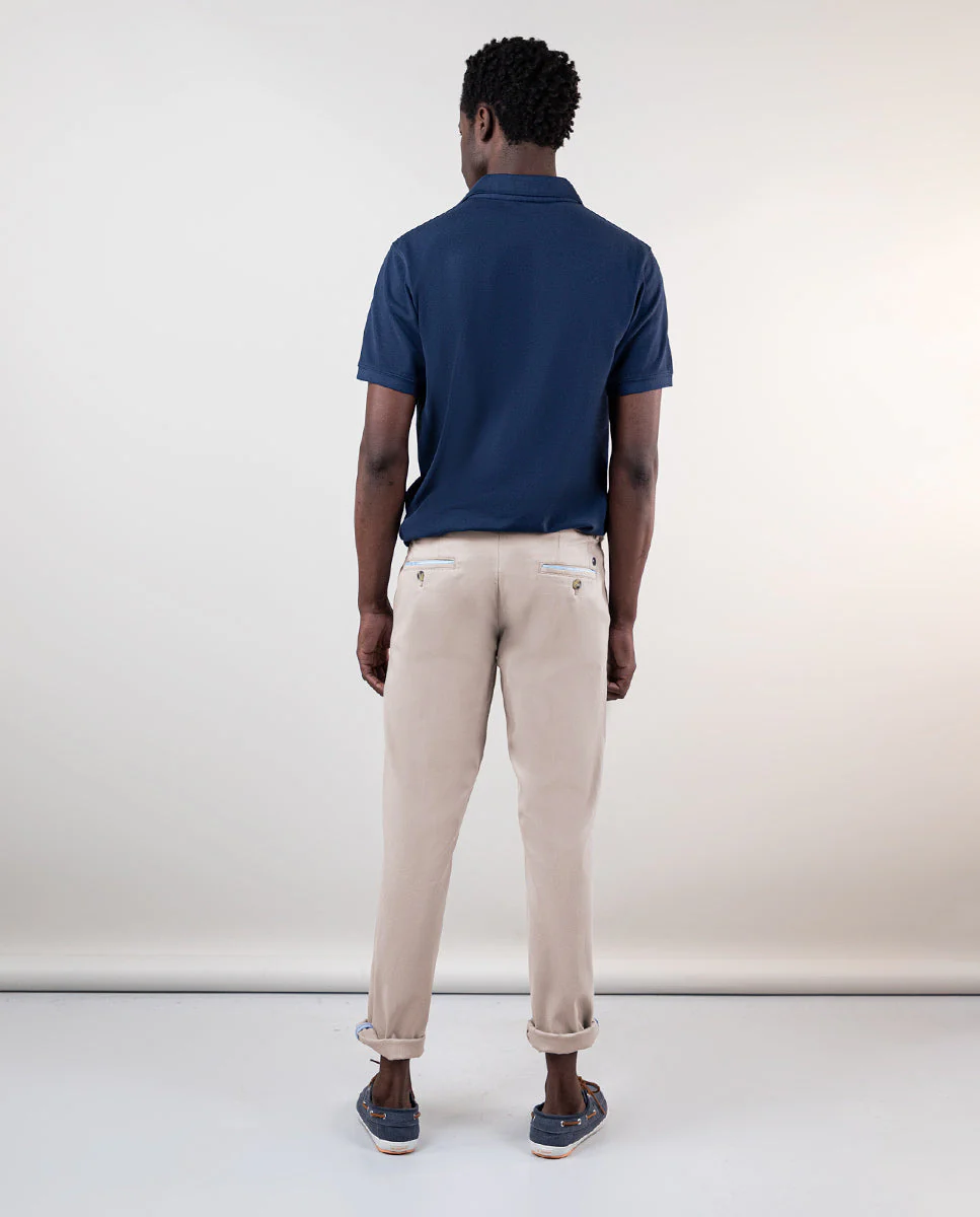 Pantalón Chino Verano Beige - Imagen 4