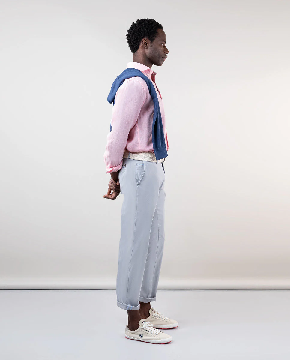 Pantalón Chino Verano Gris - Imagen 3