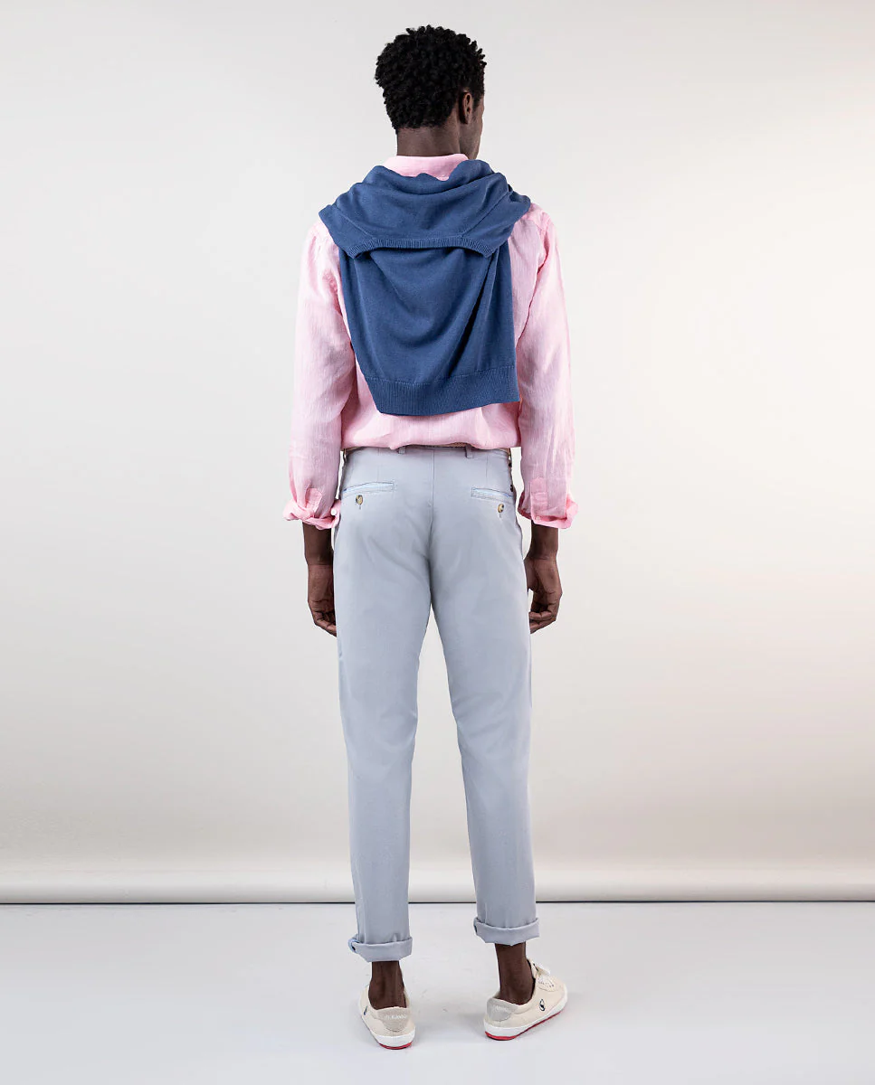 Pantalón Chino Verano Gris - Imagen 4