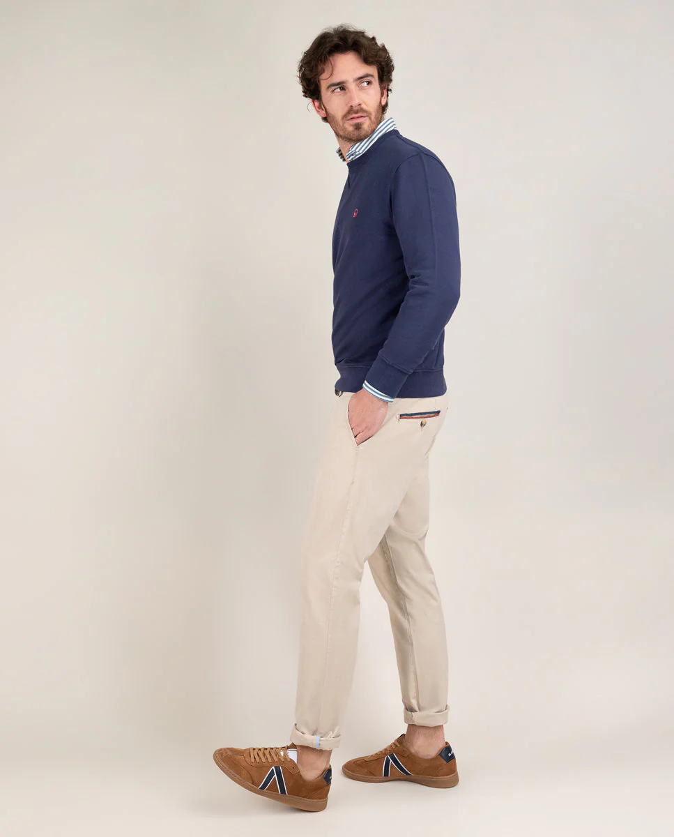 Pantalón Chino Básico Beige - Imagen 4
