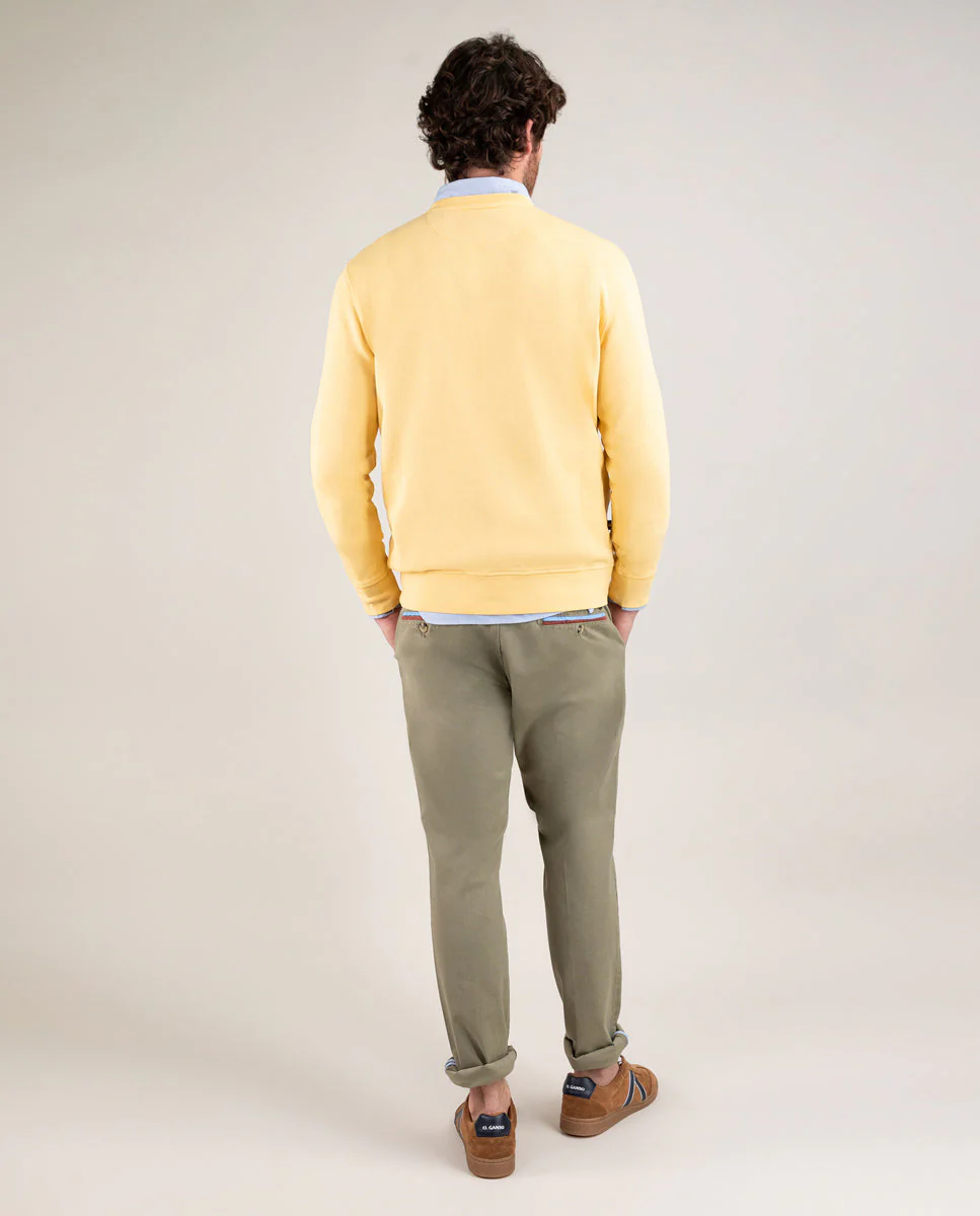 Pantalón Chino Básico Verde - Imagen 5