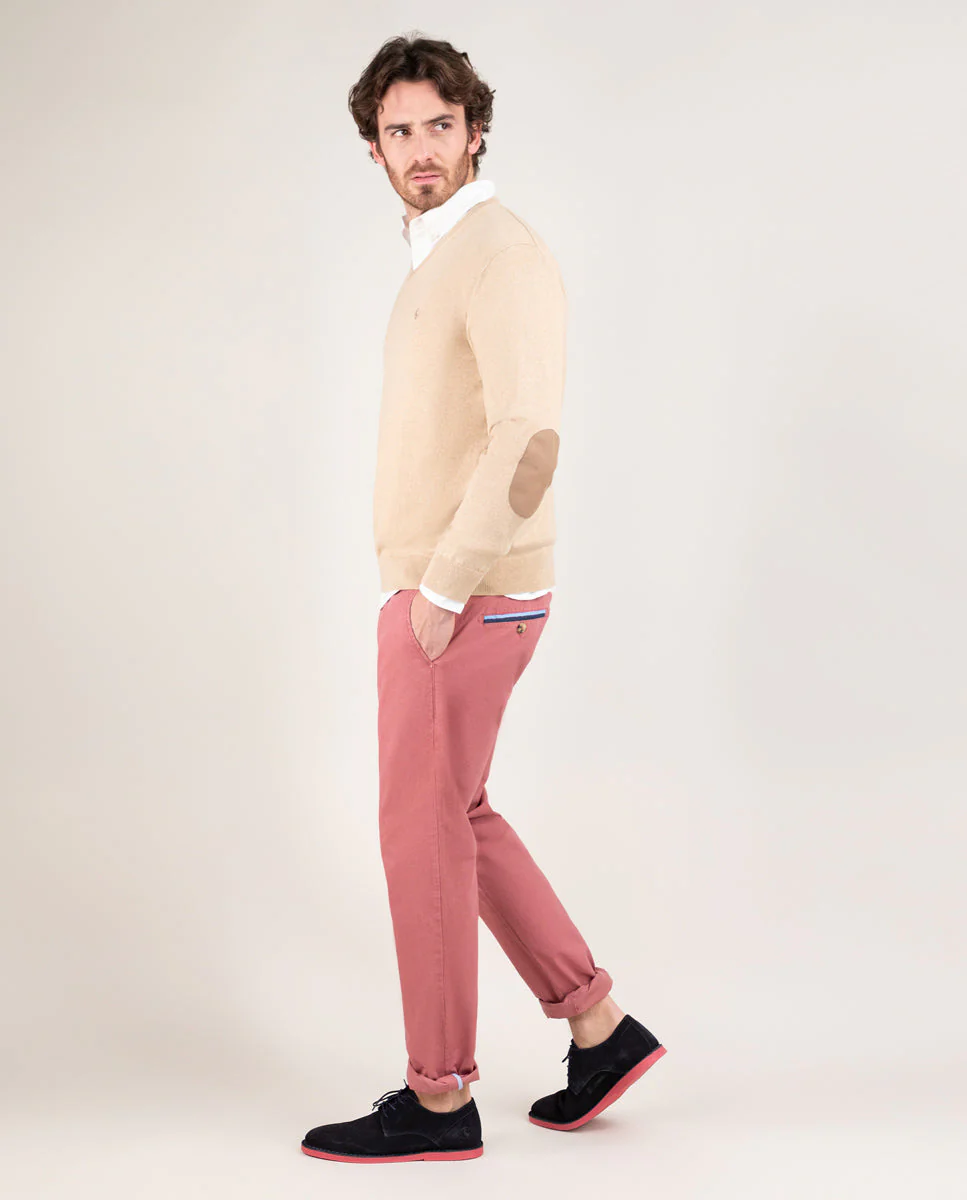 Pantalón Chino Básico Terracota - Imagen 5