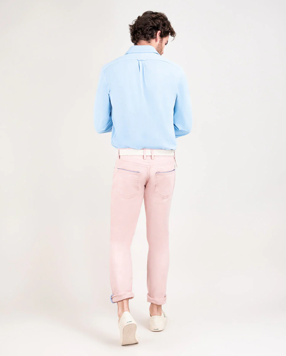 Pantalón 5 Bolsillos Rosa - Imagen 7