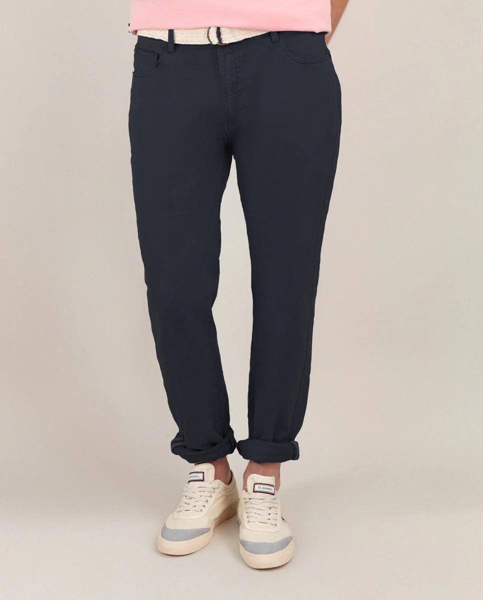 Pantalón 5 Bolsillos Marino - Imagen 5