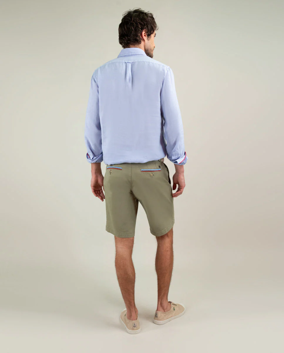 Bermuda Básica Kaki - Imagen 3