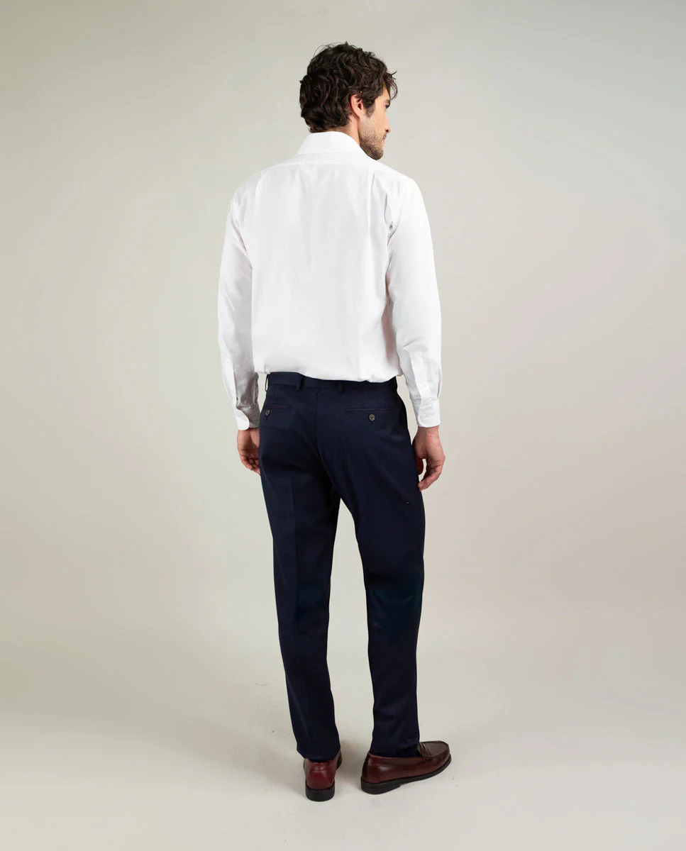 Pantalón Coordinado Liso Lavable Marino - Imagen 3