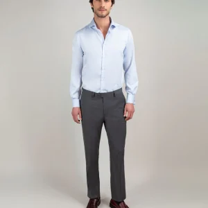 Pantalón Coordinado Liso Lavable Gris