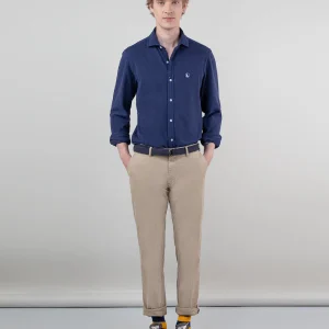 Pantalón Chino Básico Beige