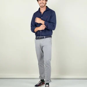 Pantalón Chino Básico Gris