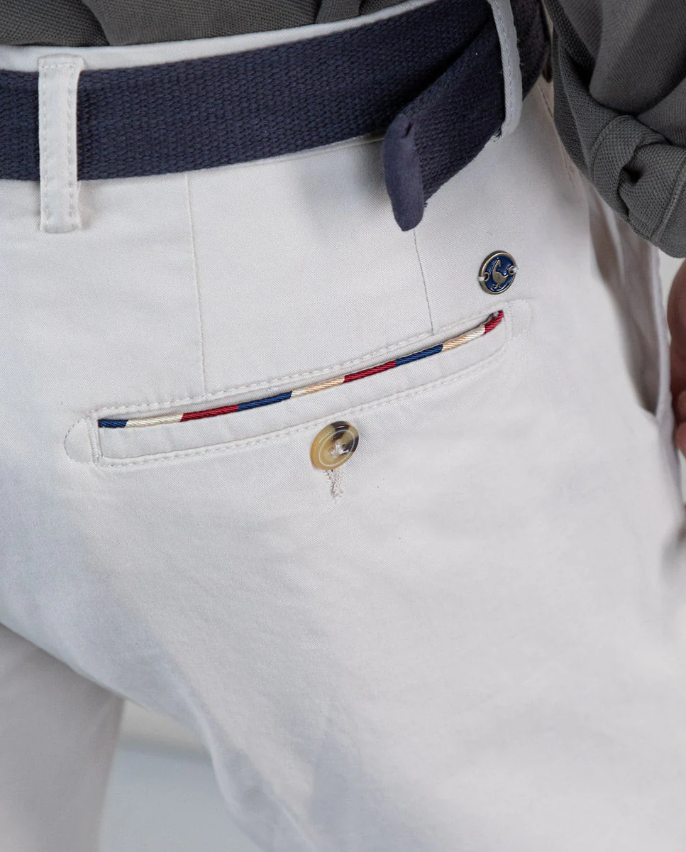 Pantalón Chino Básico Crudo - Imagen 6