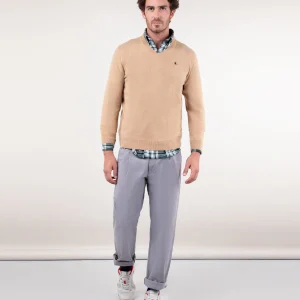 Pantalón Chino Pinza Gris