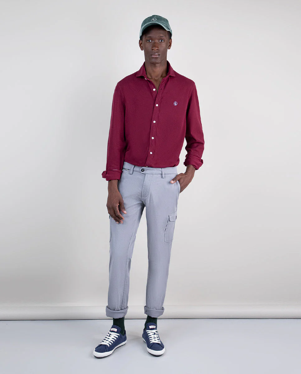 Pantalón Cargo Gris