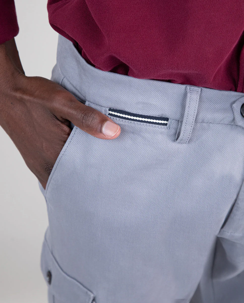 Pantalón Cargo Gris - Imagen 6