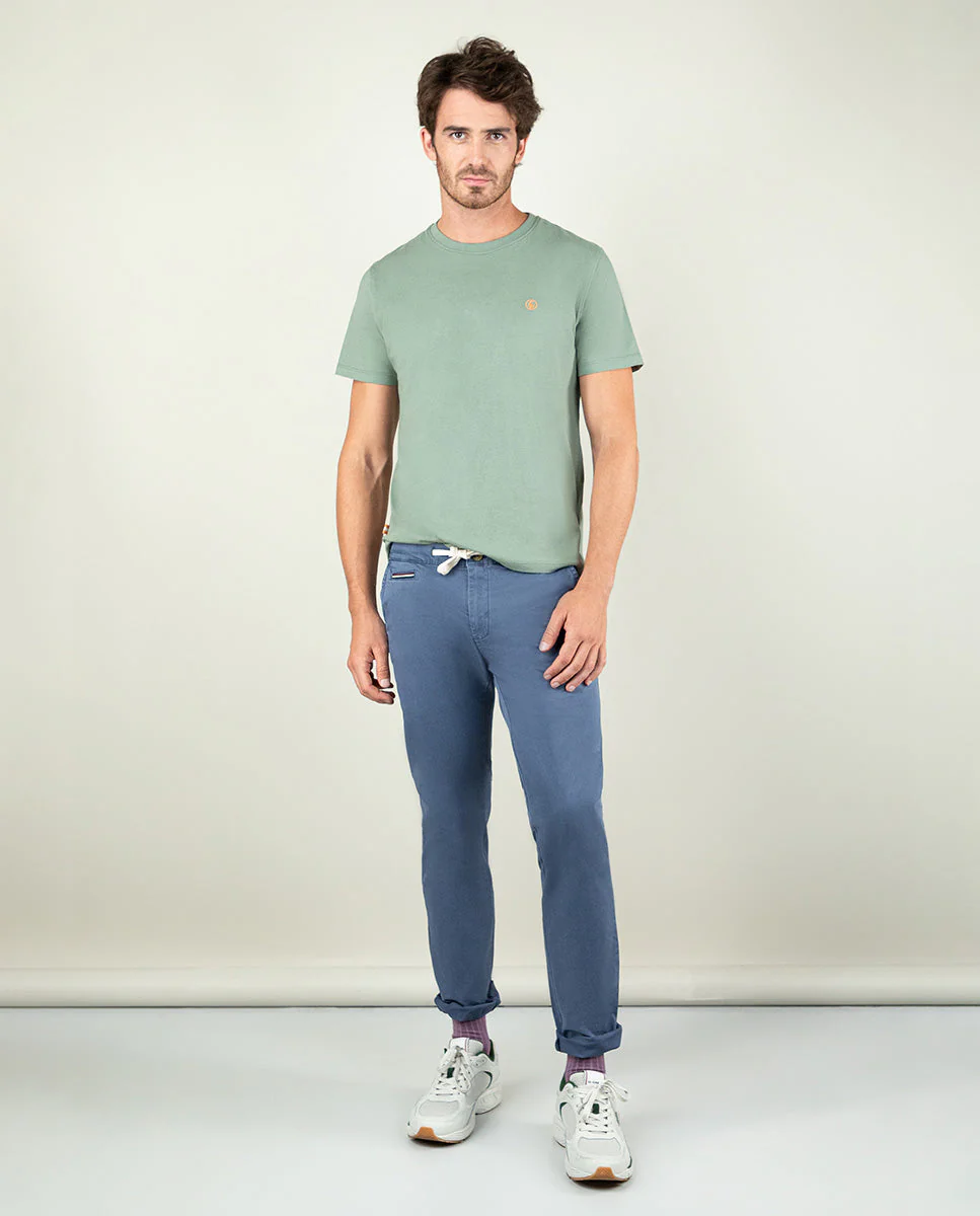 Pantalón Judo Cordones Azul - Imagen 3