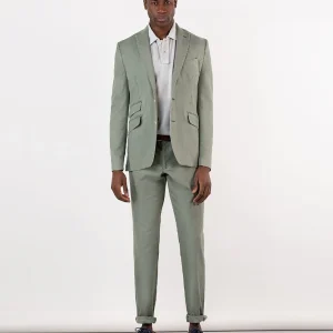 Americana Algodón Lavado Verde