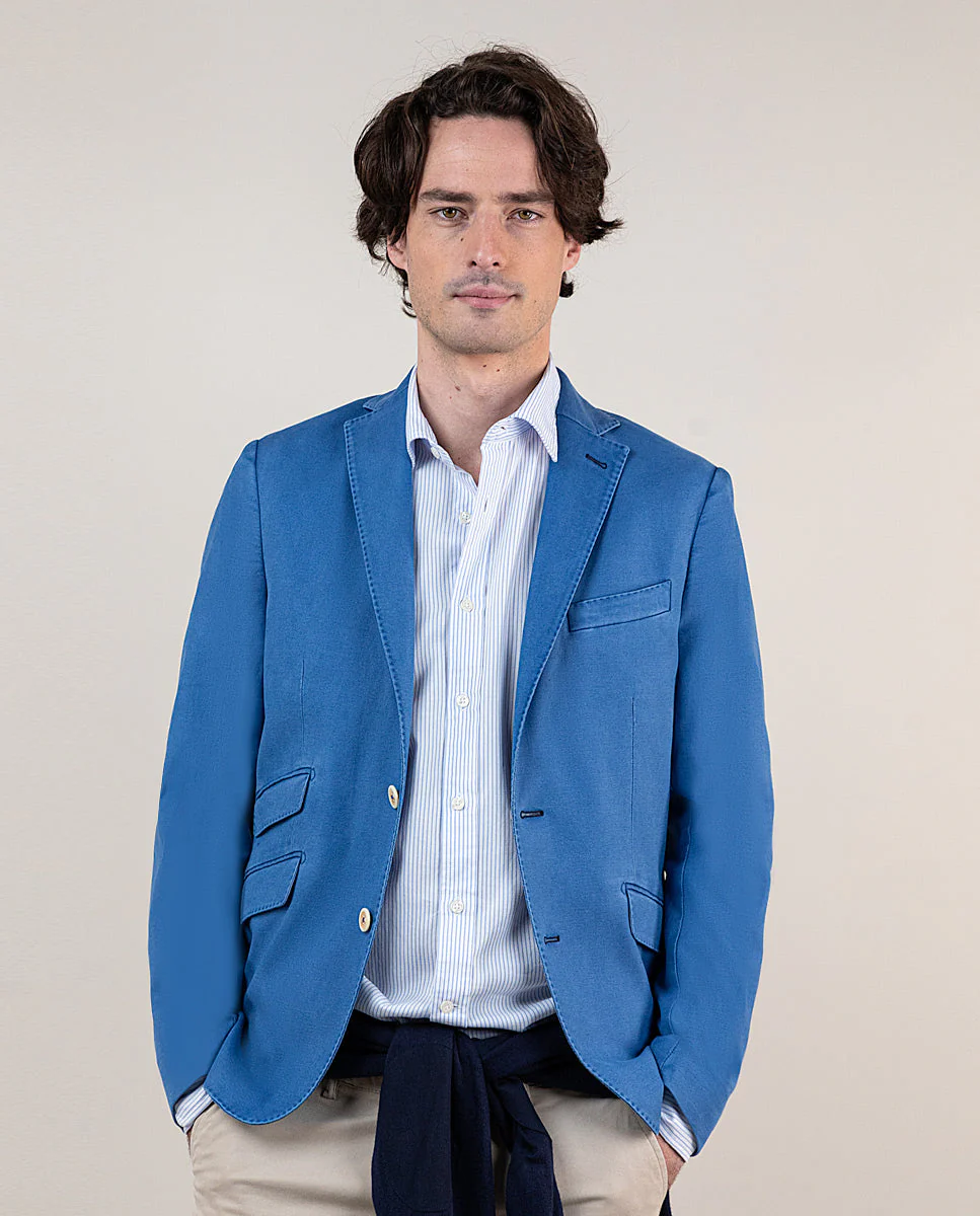 Americana Panama Lavado Azul - Imagen 5