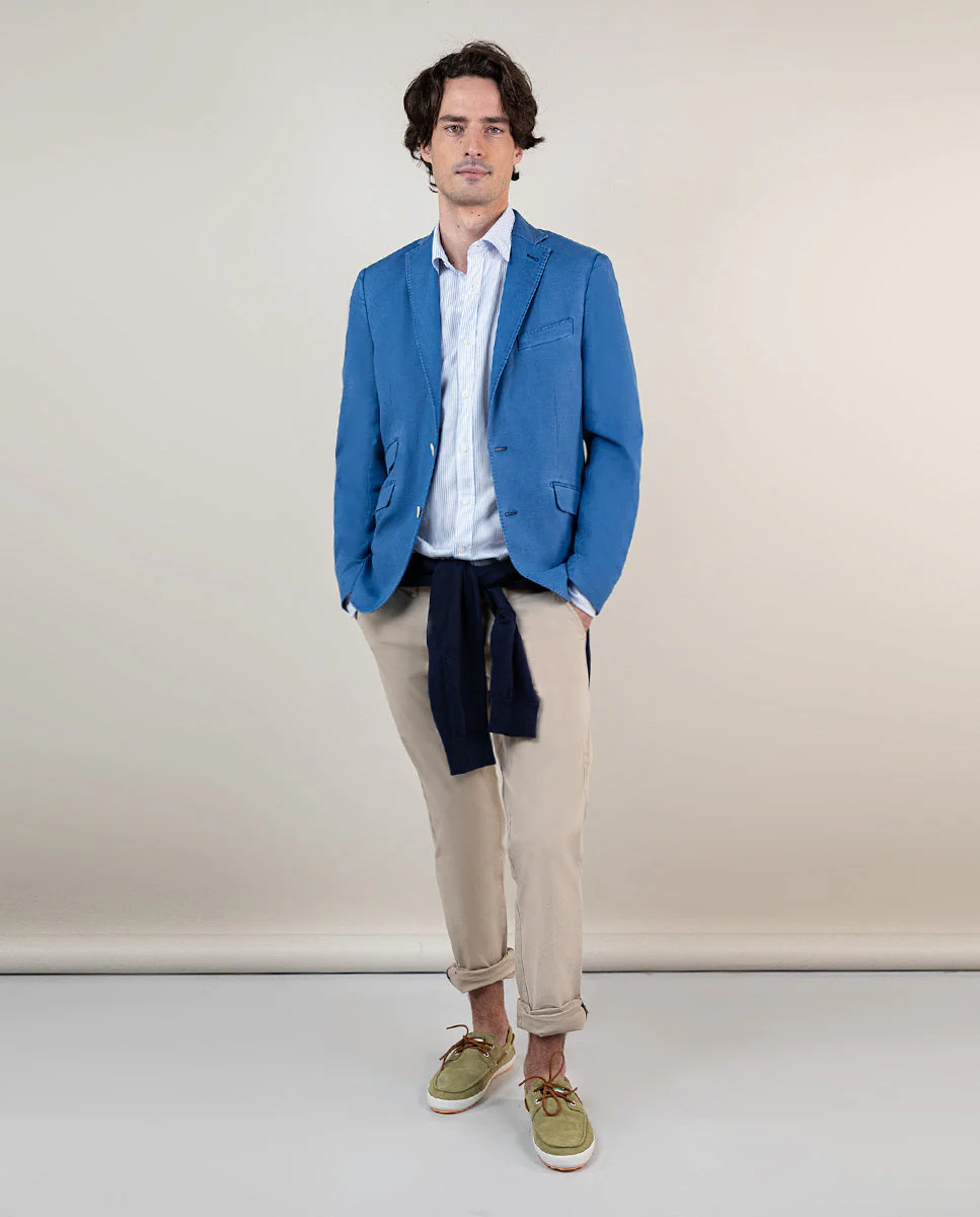 Americana Panama Lavado Azul - Imagen 3