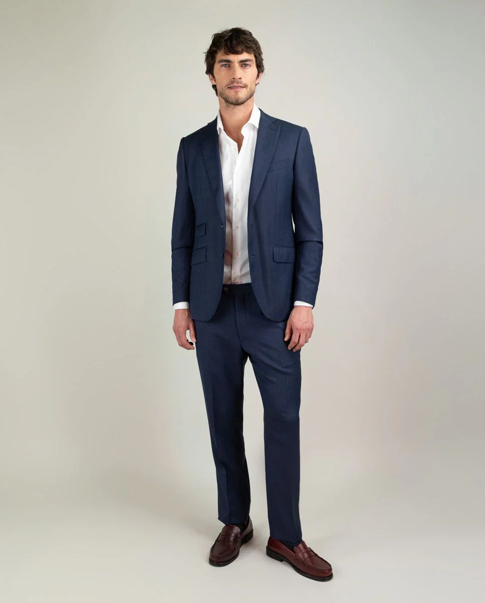 Americana Coordinada Ojo de Perdiz Marino