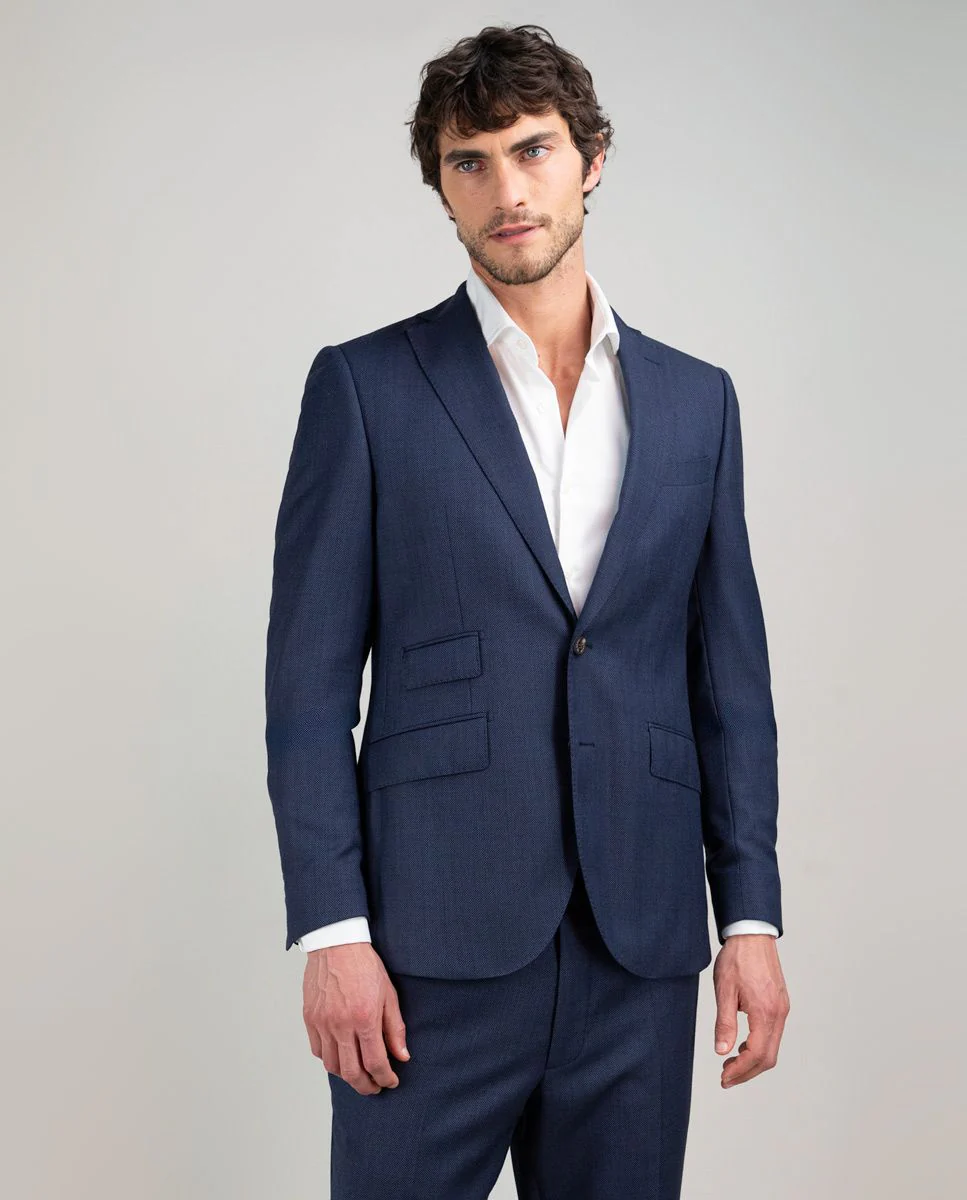 Americana Coordinada Ojo de Perdiz Marino - Imagen 5