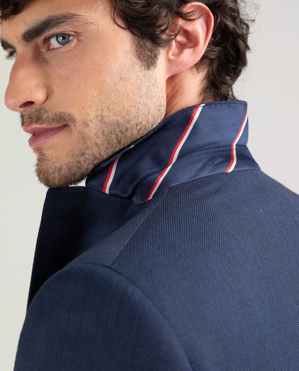 Americana Coordinada Ojo de Perdiz Marino - Imagen 6