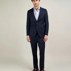 Americana Coordinada Liso Lavable Marino