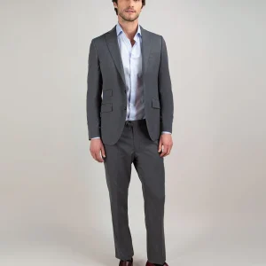 Americana Coordinada Liso Lavable Gris