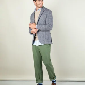 Americana Lana Espiga Azul