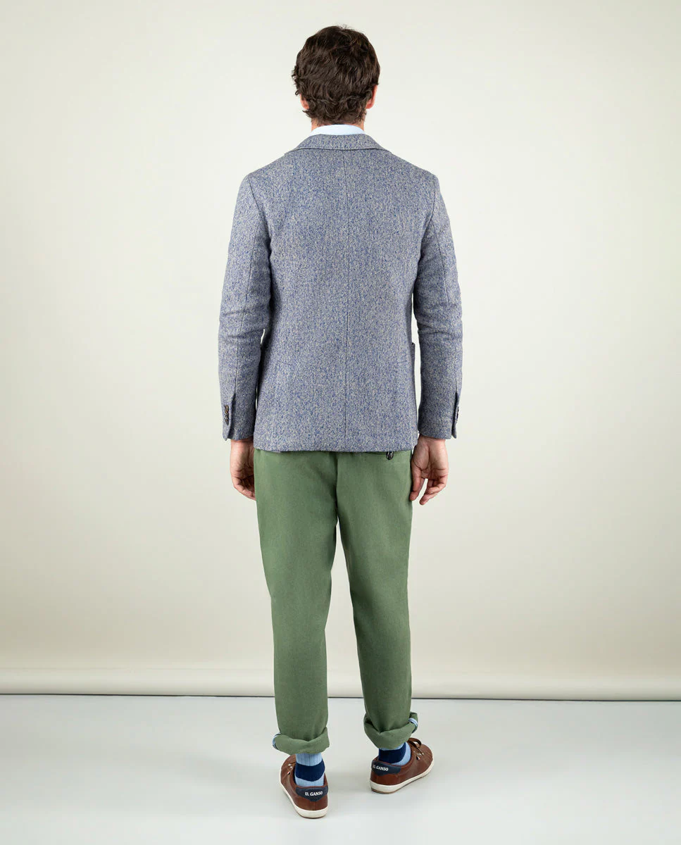 Americana Lana Espiga Azul - Imagen 7