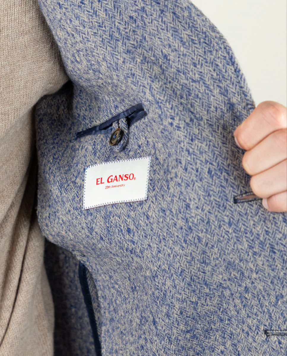 Americana Lana Espiga Azul - Imagen 6