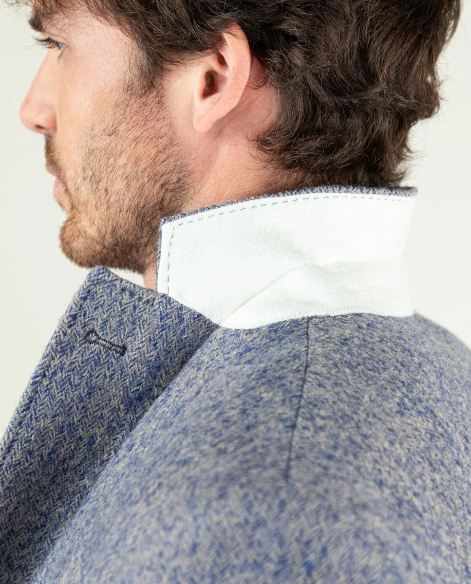 Americana Lana Espiga Azul - Imagen 5