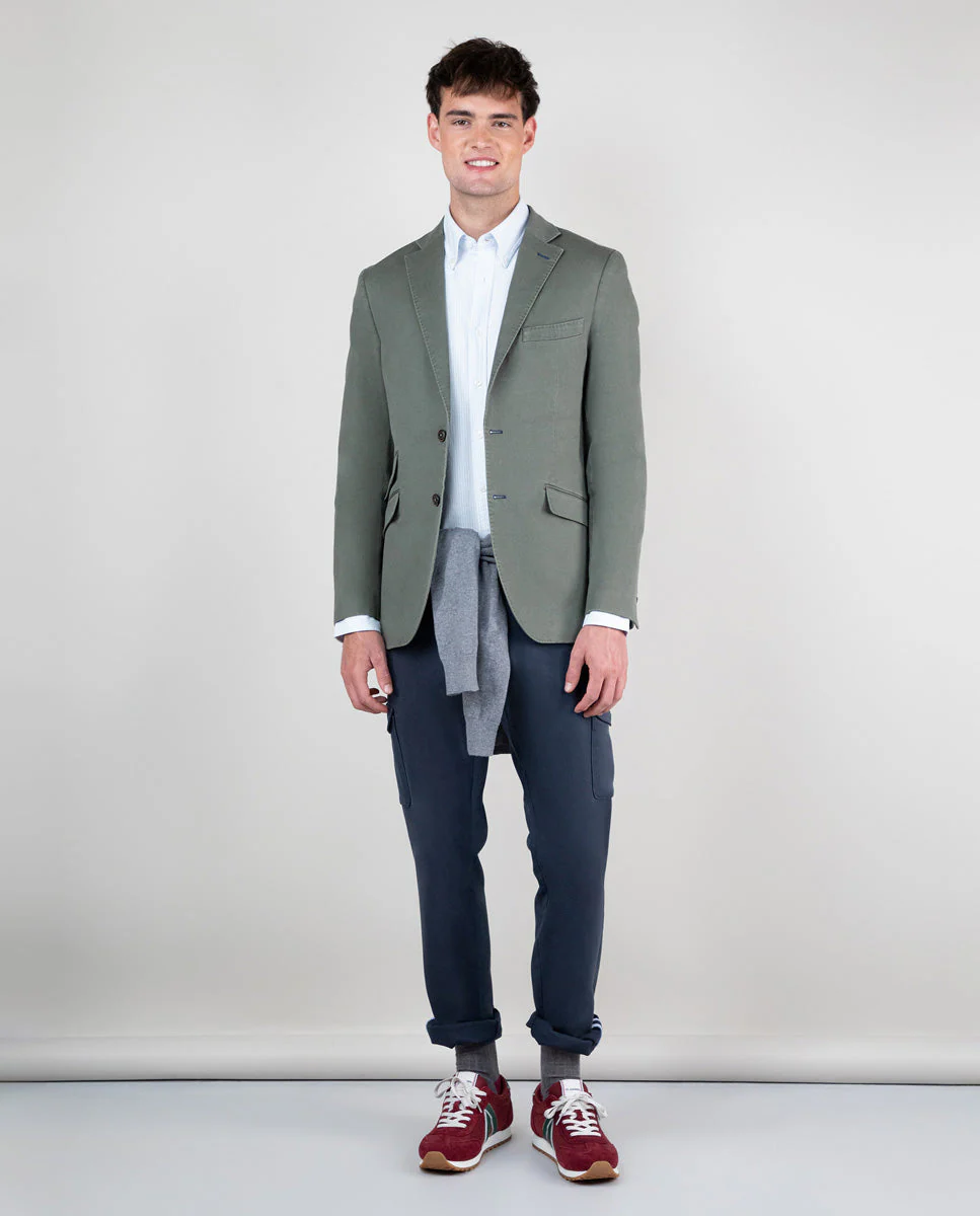 Americana Panamá Lavada Verde