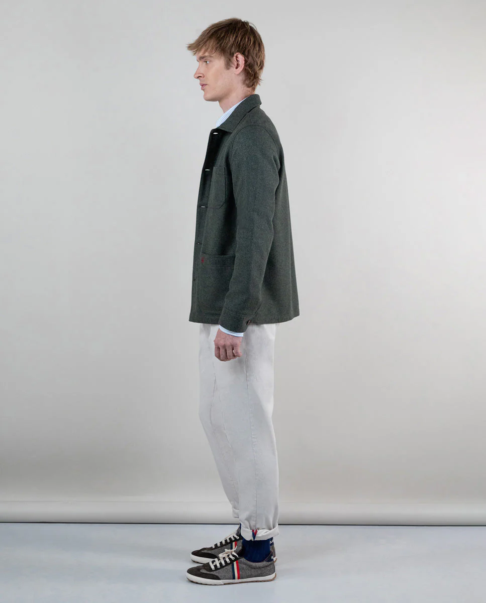 Sobrecamisa Lana Verde - Imagen 9