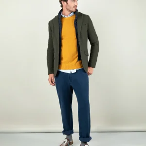 Americana Lana con Desmontable Verde