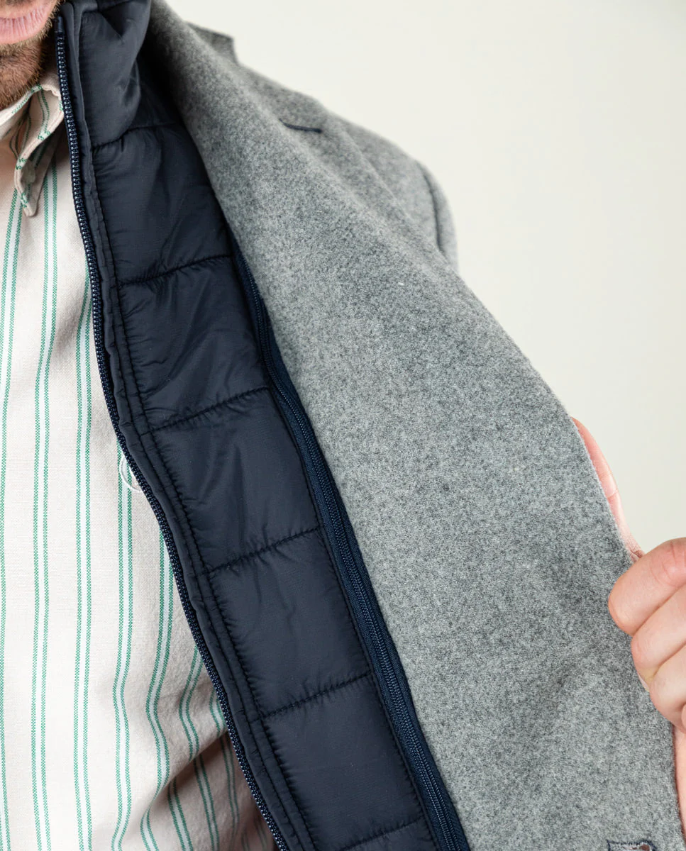 Americana Lana con Desmontable Gris - Imagen 8