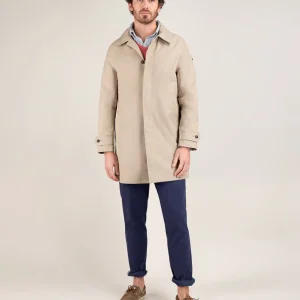 Gabardina Algodón Beige