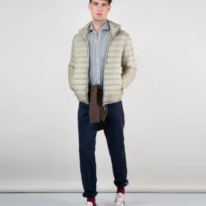 Chaqueta Acolchada Básica Beige