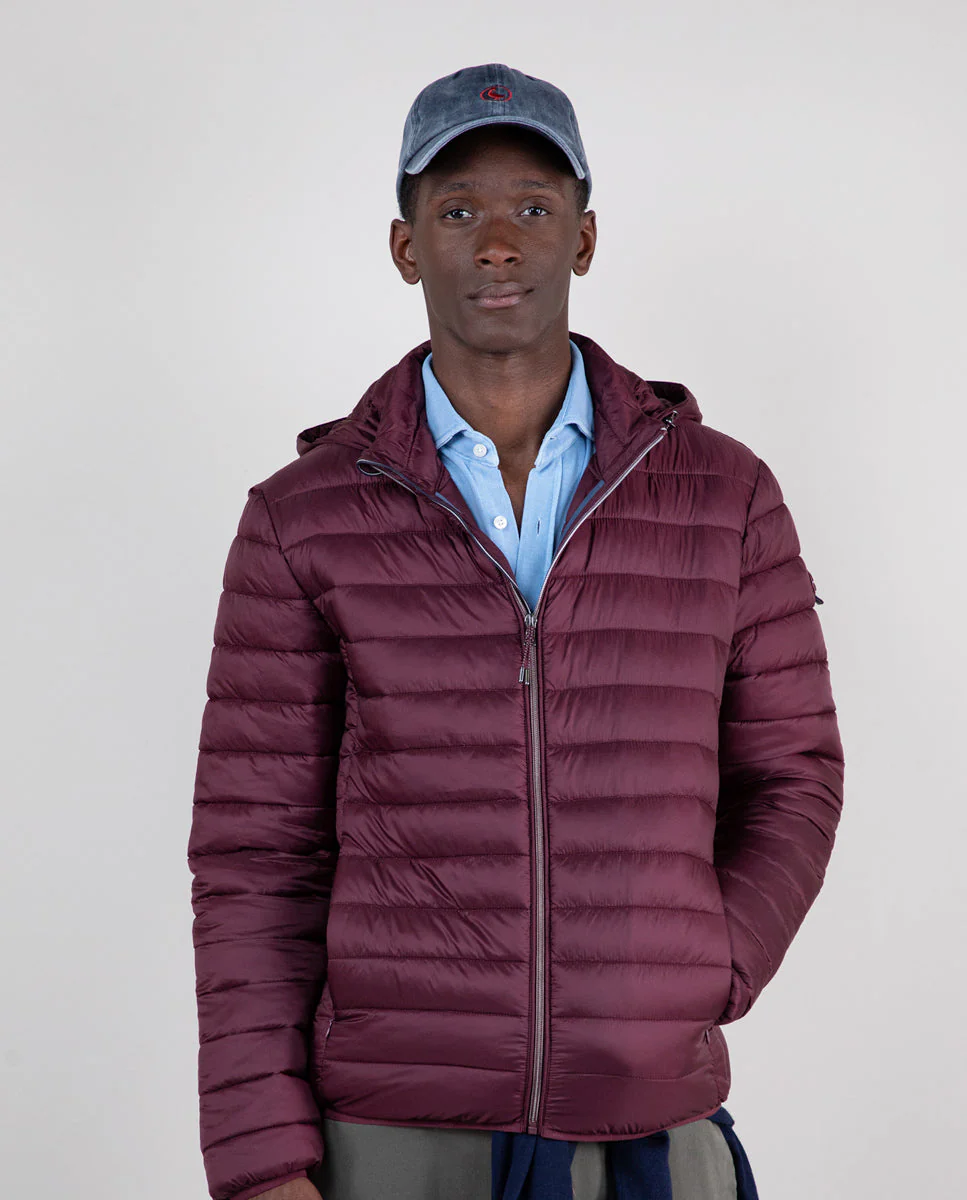 Chaqueta Acolchada Básica Berenjena - Imagen 8