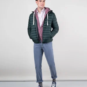 Chaqueta Acolchada Básica Verde