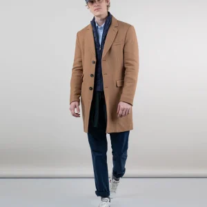 Abrigo Paño Liso Camel