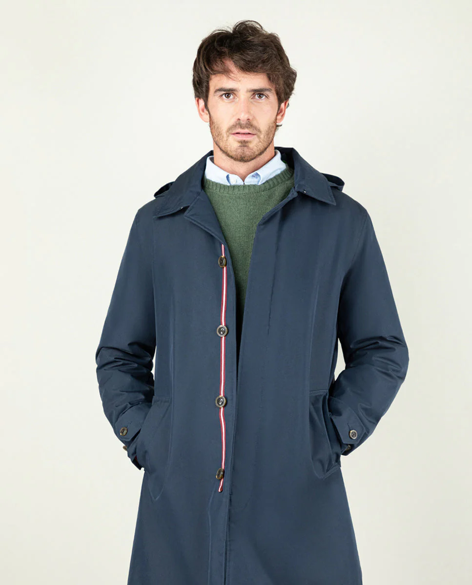 Gabardina Acolchada Marino - Imagen 3