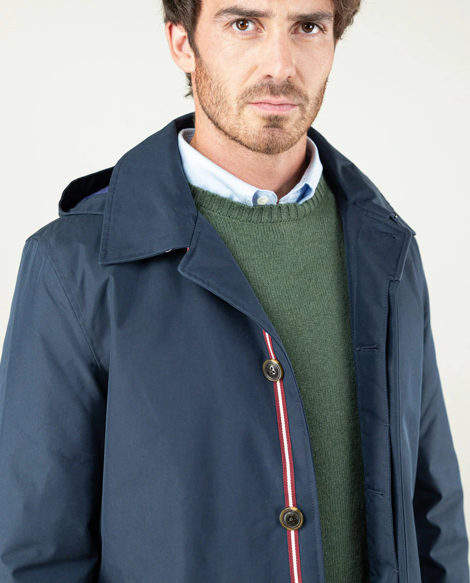 Gabardina Acolchada Marino - Imagen 4