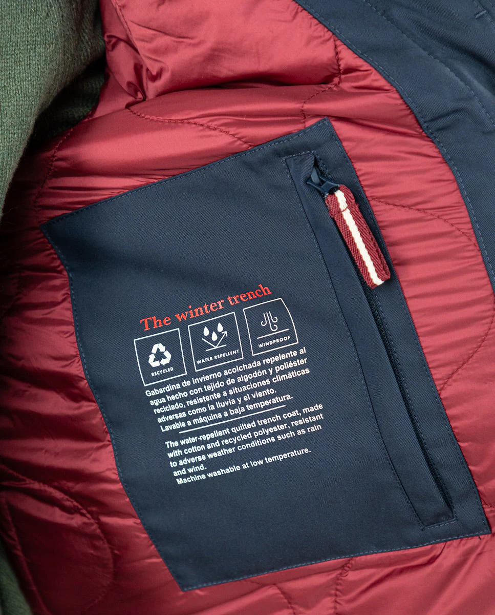 Gabardina Acolchada Marino - Imagen 7