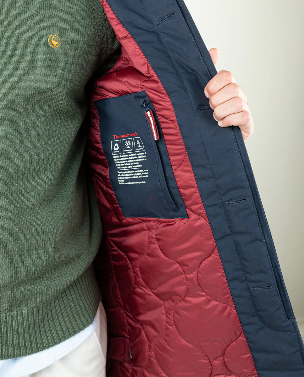 Gabardina Acolchada Marino - Imagen 8